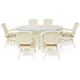 Обеденный комплект из ротанга Andrea Grand TCH