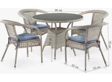 Обеденный комплект Лион-1C T220CT/Y32-W85 4+1