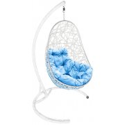 белый / голубой