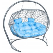 серый / голубой