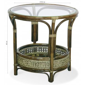 Стол Пеланги 02/15A браун