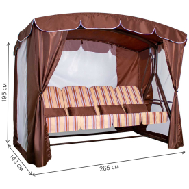 Качели садовые Дефа Люси Люкс