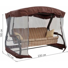 Качели садовые Секвойя D539-MT007