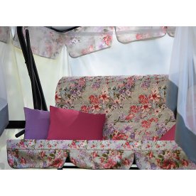 Качели садовые Турин Премиум flower с1202