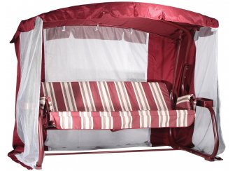 Садовые качели Skyway красные