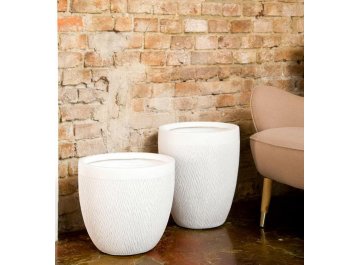 Кашпо Лотус Круглое D26.5 H24.5 MESHR26-AW