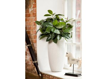 Кашпо Лотус Высокое Круглое D30 H58 MESHV30-AW