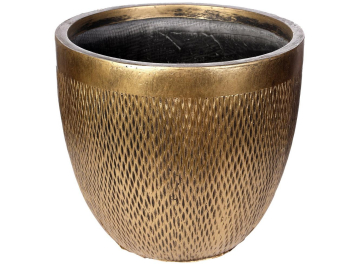 Кашпо Лотус Круглое MESHR26-GLD