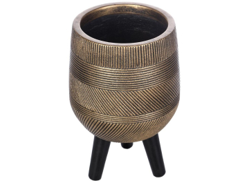 Кашпо Страйп WSTRIPR-20-GLD