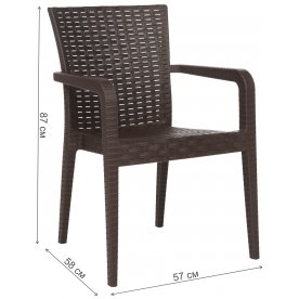 Обеденный комплект из пластика Arizona Alberta