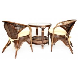 Комплект кофейный Rainbow 02/15A браун