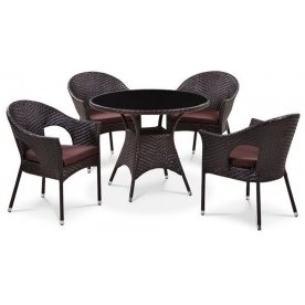 Обеденный комплект 4+1 T190B-1 Y97B 4Pcs