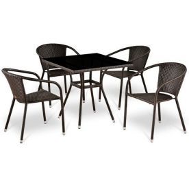 Обеденный комплект 4+1 T283BNS Y137C-W51 4Pcs