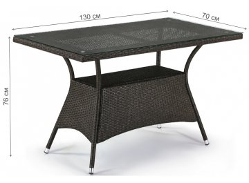 Обеденный комплект 6+1 T198D Y137C-W53 6Pcs плетеный