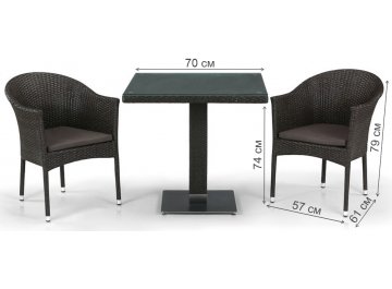 Обеденный комплект T605SWT Y350B-W53