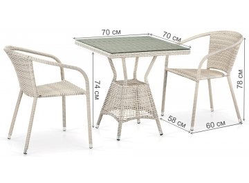 Обеденный комплект T706 Y137C-W85 2