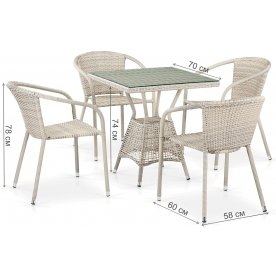 Обеденный комплект T706 Y137C-W85 4