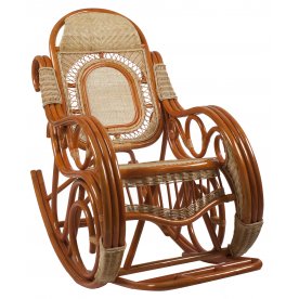 Кресло-качалка Stuart / коньяк
