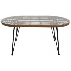 Кофейный комплект из ротанга Адриан