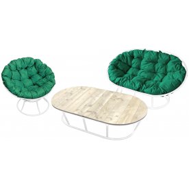 Комплект для отдыха из металла Мамасан Папасан