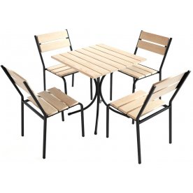 Обеденный комплект из дерева Фьюжн