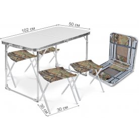 Обеденный комплект из металла ССТ-К2