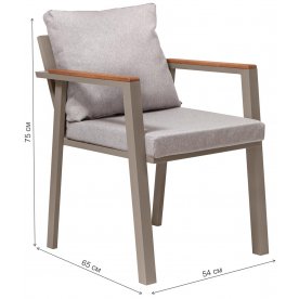 Обеденный комплект из металла Santorini