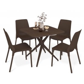 Обеденный комплект из пластика SHT-DS206