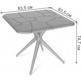 Обеденный комплект из пластика SHT-DS206