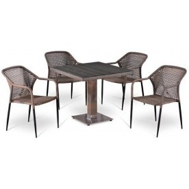 Обеденный комплект 4+1 T503SG Y35G-W1289 4Pcs