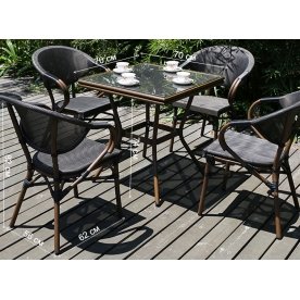 Обеденный комплект T130 D2003S 4 70x70