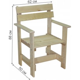 Деревянное кресло Кострома