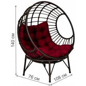 Металлическое кресло Элма