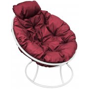 белый / бордовый