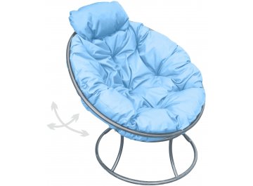 Металлическое кресло Папасан мини