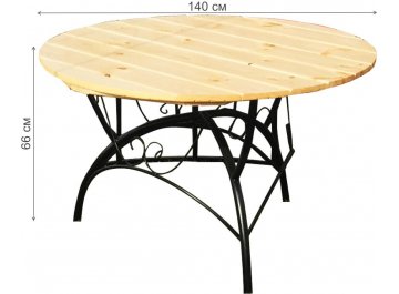 Деревянный стол Круглый 1,4 м