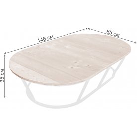 Деревянный стол Мамасан