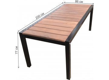 Деревянный стол Модерн 2 м