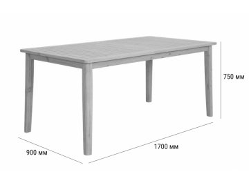 Стол деревянный обеденный Eloise песочный