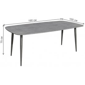 Металлический стол Муза 39AR-T247T1