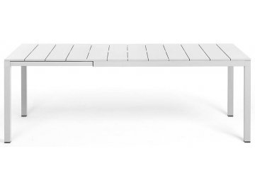 Стол металлический раздвижной Rio Alu 140 Extensibile белый