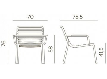 Пластиковое кресло 003/4025616000