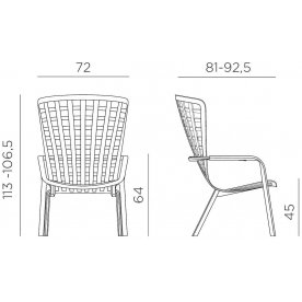 Пластиковое кресло 003/4030016/3630001066