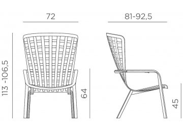 Пластиковое кресло 003/4030016/3630001152