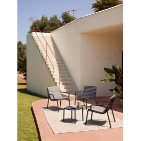 Лаунж-кресло пластиковое Doga Relax антрацит