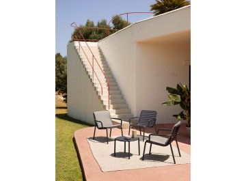 Лаунж-кресло пластиковое Doga Relax антрацит