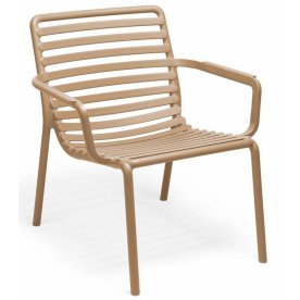 Лаунж-кресло пластиковое Doga Relax капучино