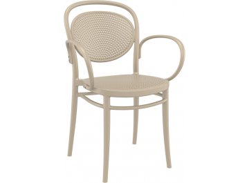 Кресло пластиковое Marcel XL бежевый