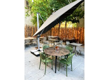 Кресло пластиковое Marcel XL оливковый