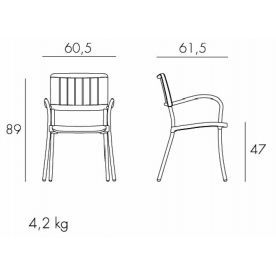 Пластиковое кресло Musa
